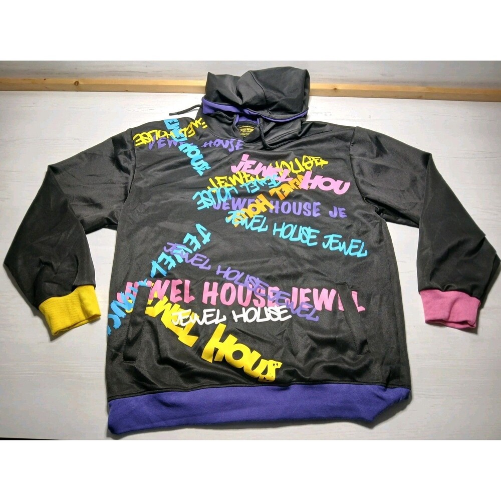 Jewel House Hooded Sweatshirt Hoodie Multi Color Unisex Adults XXLarge
